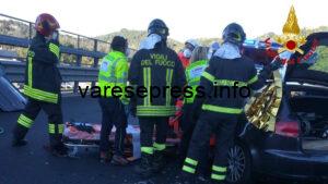 Castellanza, incidente in autostrada