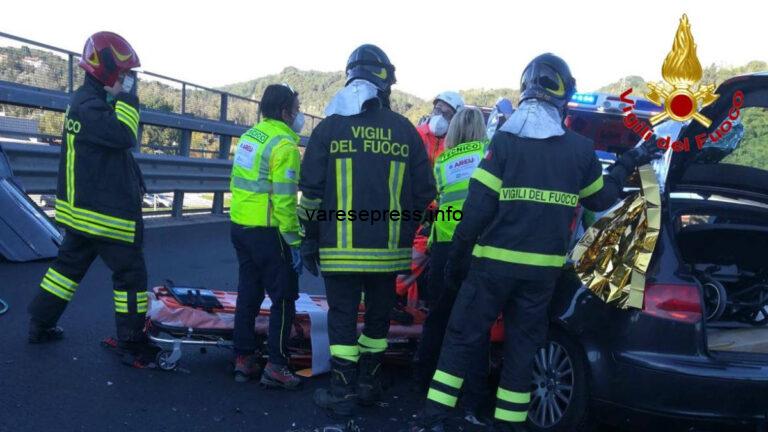Castellanza, incidente in autostrada
