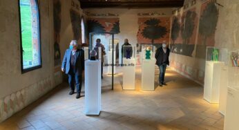 L’assessore regionale all’Autonomia e Cultura Stefano Galli in visita a Castiglione Olona