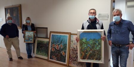 Nove dipinti di Guido Giavini donati all’Ospedale di Busto Arsizio
