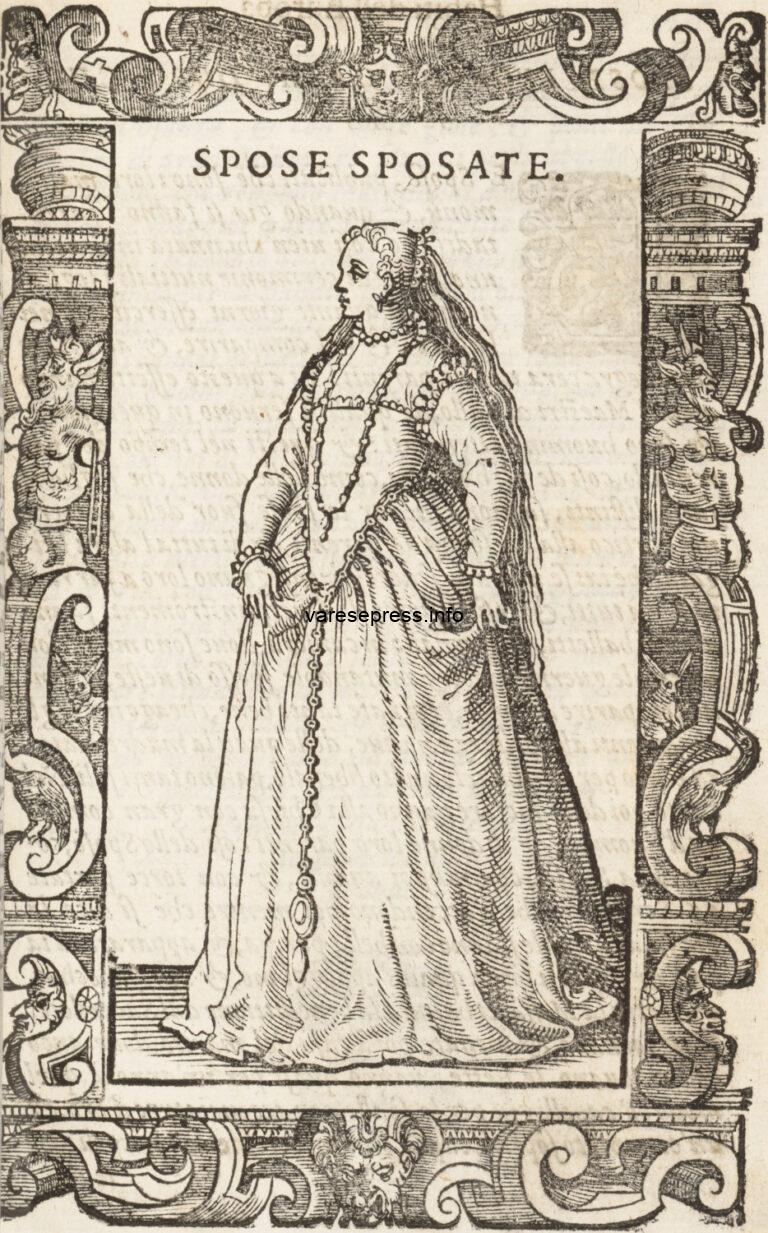 Una donna veneziana sposata in un disegno di Cesare Vecellio