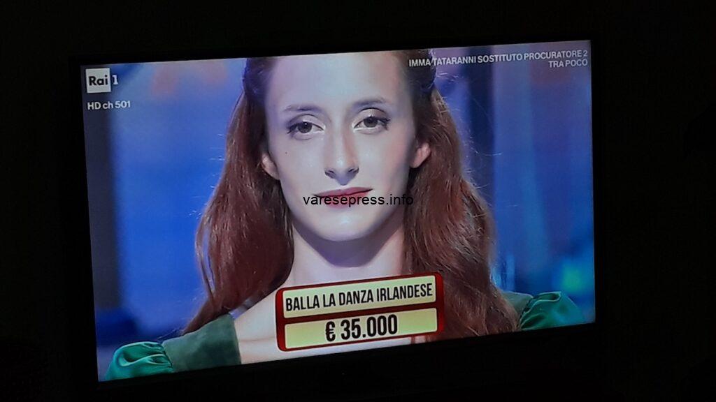 Letizia da Fagnano Olona su Raiuno