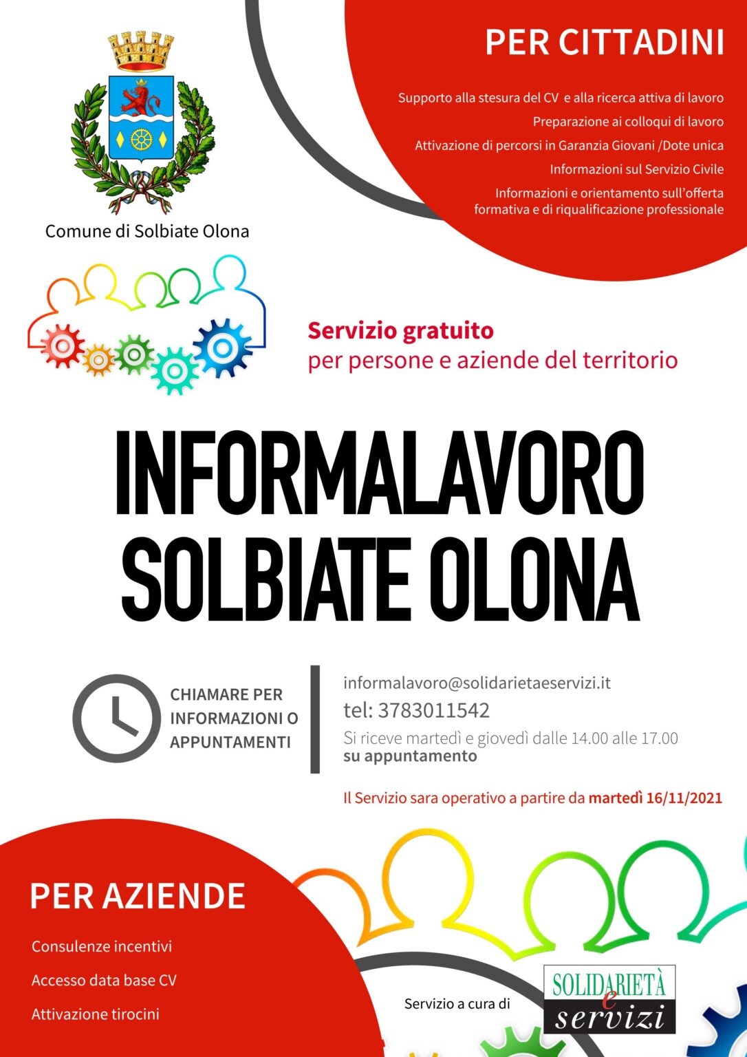 Solbiate Olona Sportello Informa Lavoro