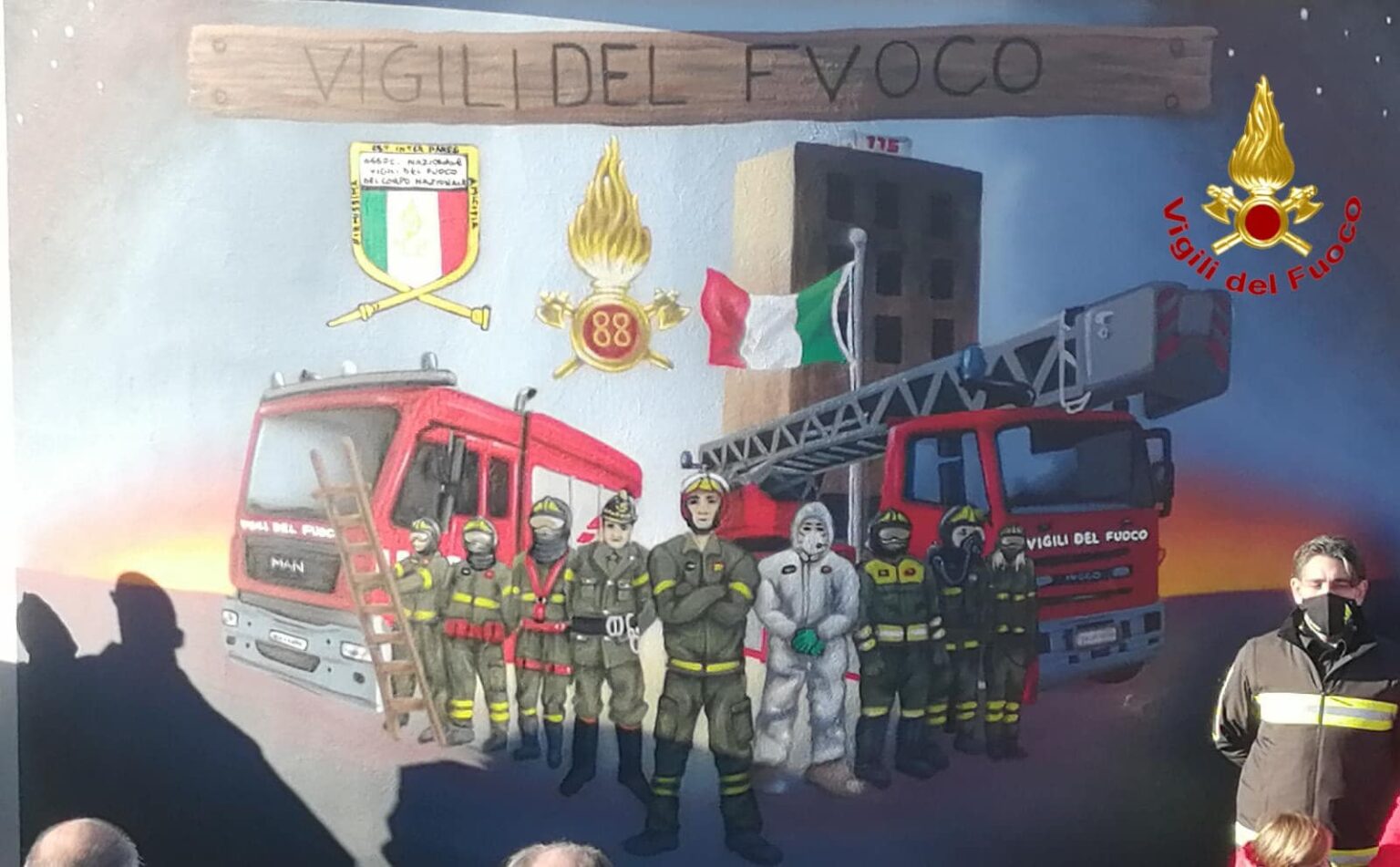 vigili fuoco busto gallarate murales