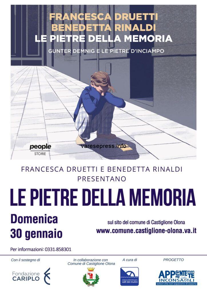 "Le pietre della memoria" a Castiglione Olona