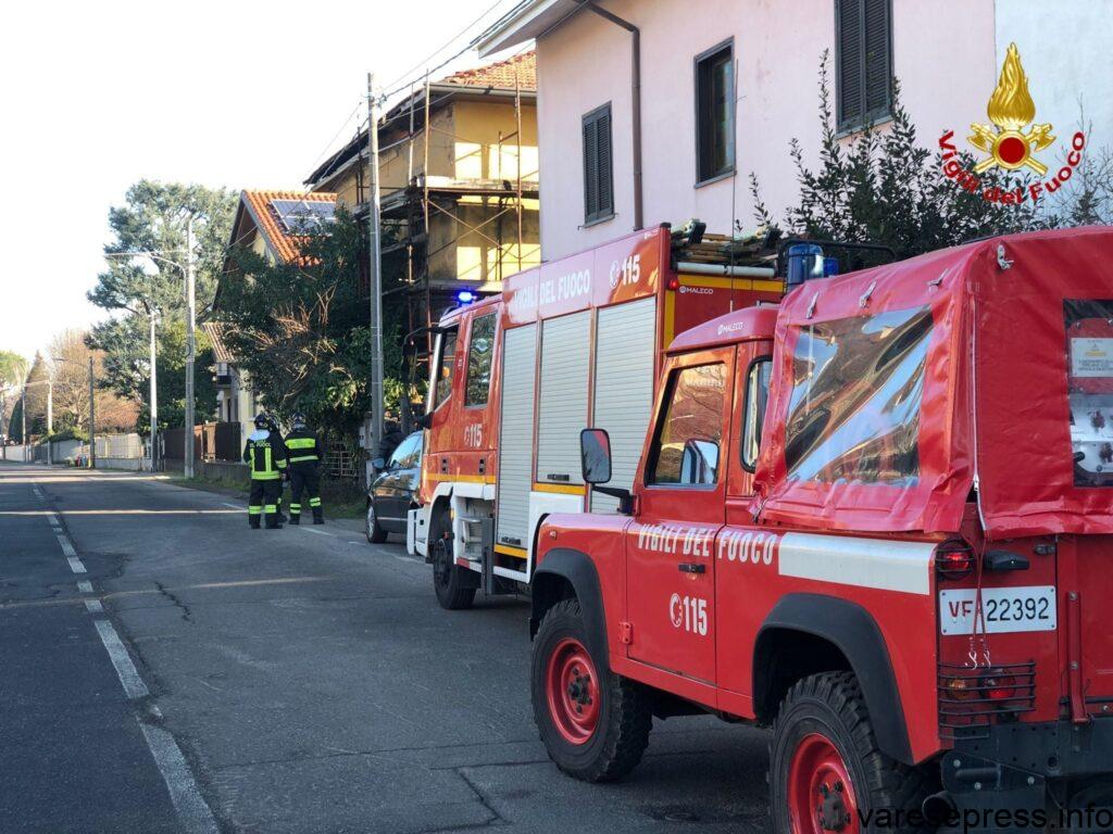 gorla minore vigili ponteggio