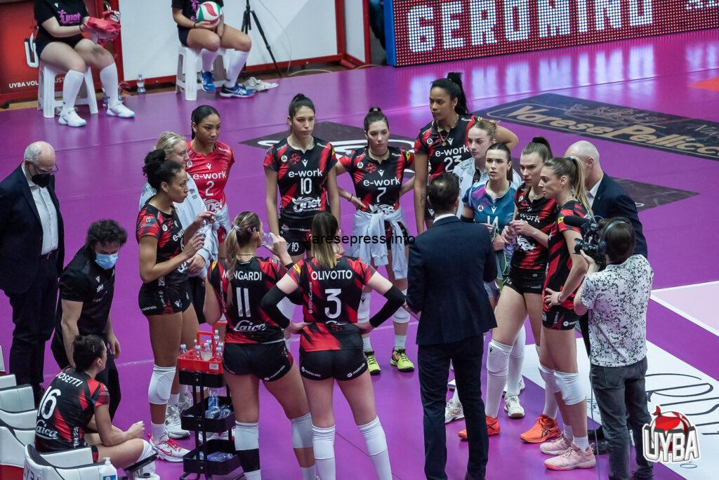 Uyba Casalmaggiore 2 a 3 alla Unet e-work arena