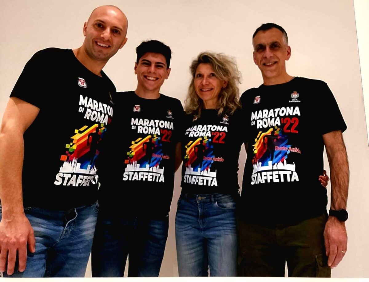 staffetta di Busto Arsizio arriva nona alla maratona di Roma