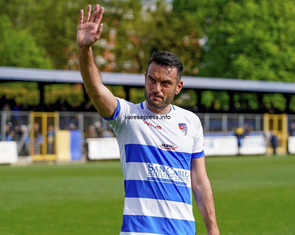 Riccardo Colombo saluta il calcio giocato e la Pro Patria Riccardo Colombo