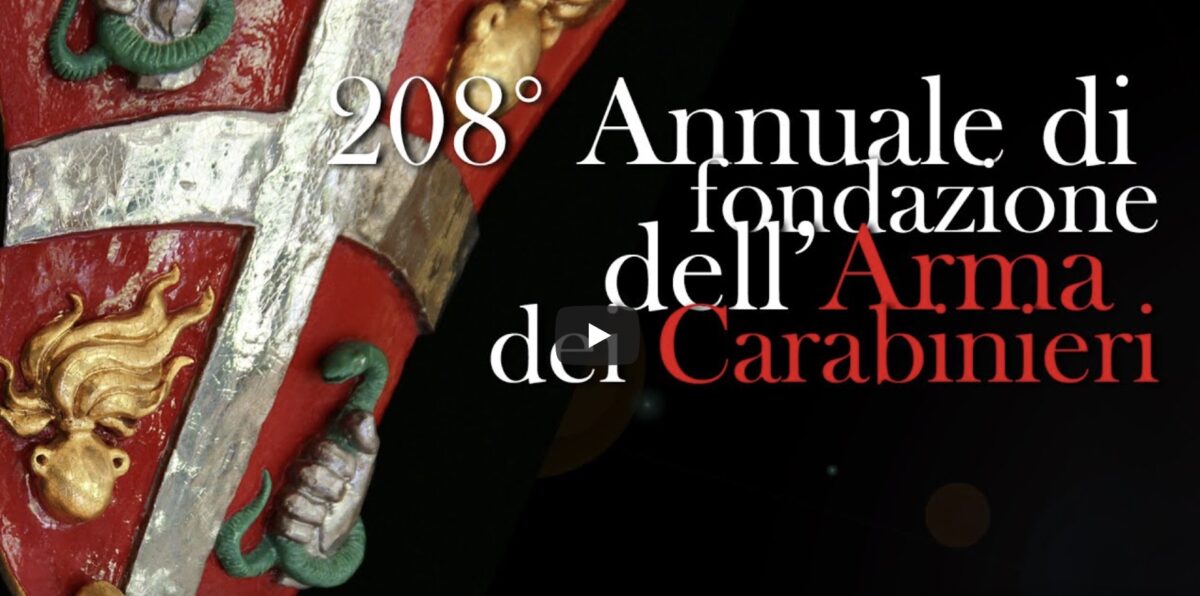208° Annuale di Fondazione dell’Arma dei Carabinieri