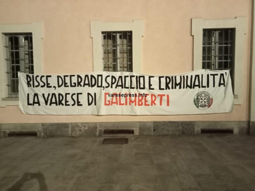 Degrado e criminalità a Varese, CasaPound: "Risultato della giunta Galimberti"