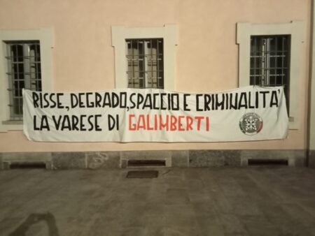 Degrado e criminalità a Varese, CasaPound: "Risultato della giunta Galimberti"