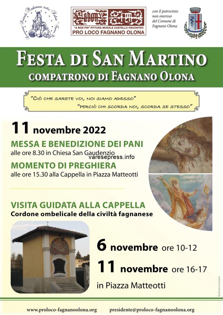 Fagnano Olona festeggia San Martino tra cultura e preghiera