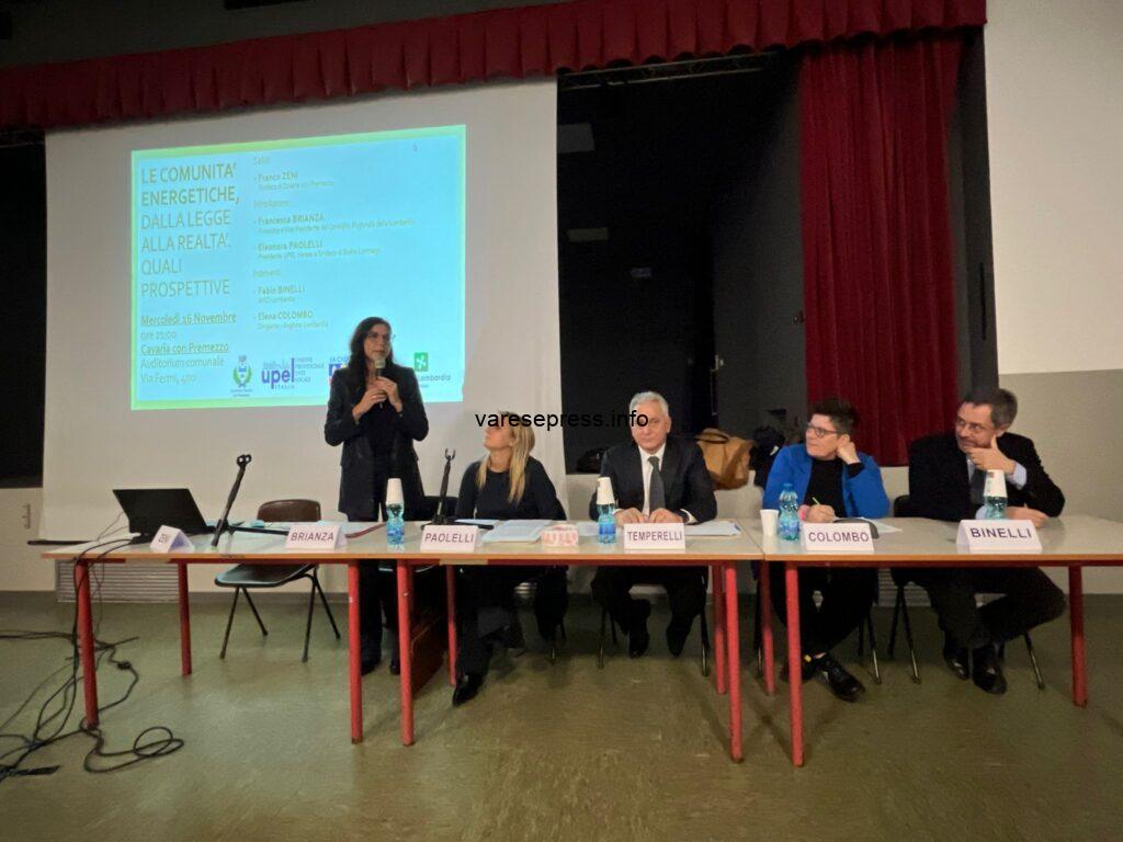 Cavaria con Premezzo, gramita la sala per l'incontro sulle Comunità energetiche