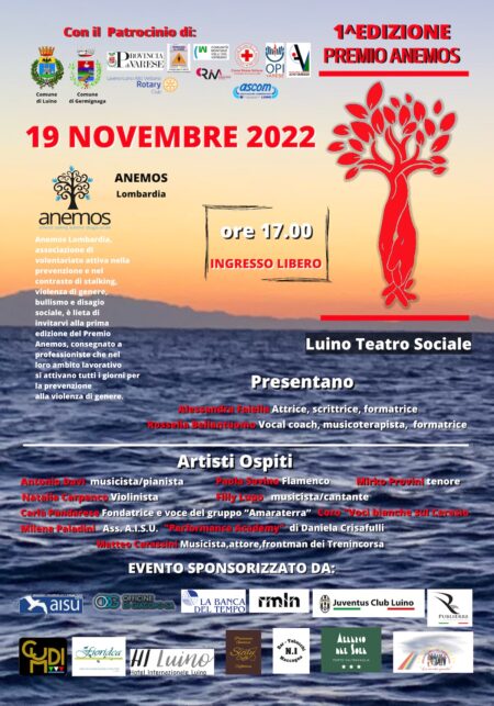 Luino ospita la prima edizione del “Premio Anemos”
