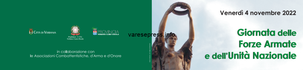 Verbania festeggia la Giornata delle Forze Armate e Unità Nazionale