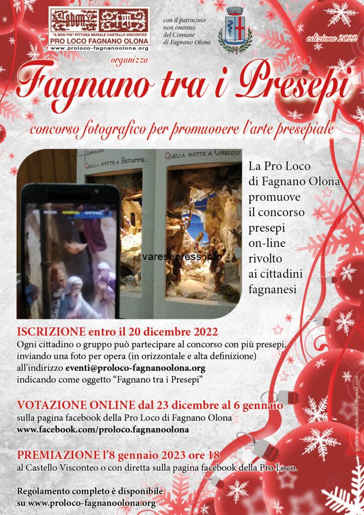 Torna il Concorso “Fagnano tra i Presepi” edizione 2022