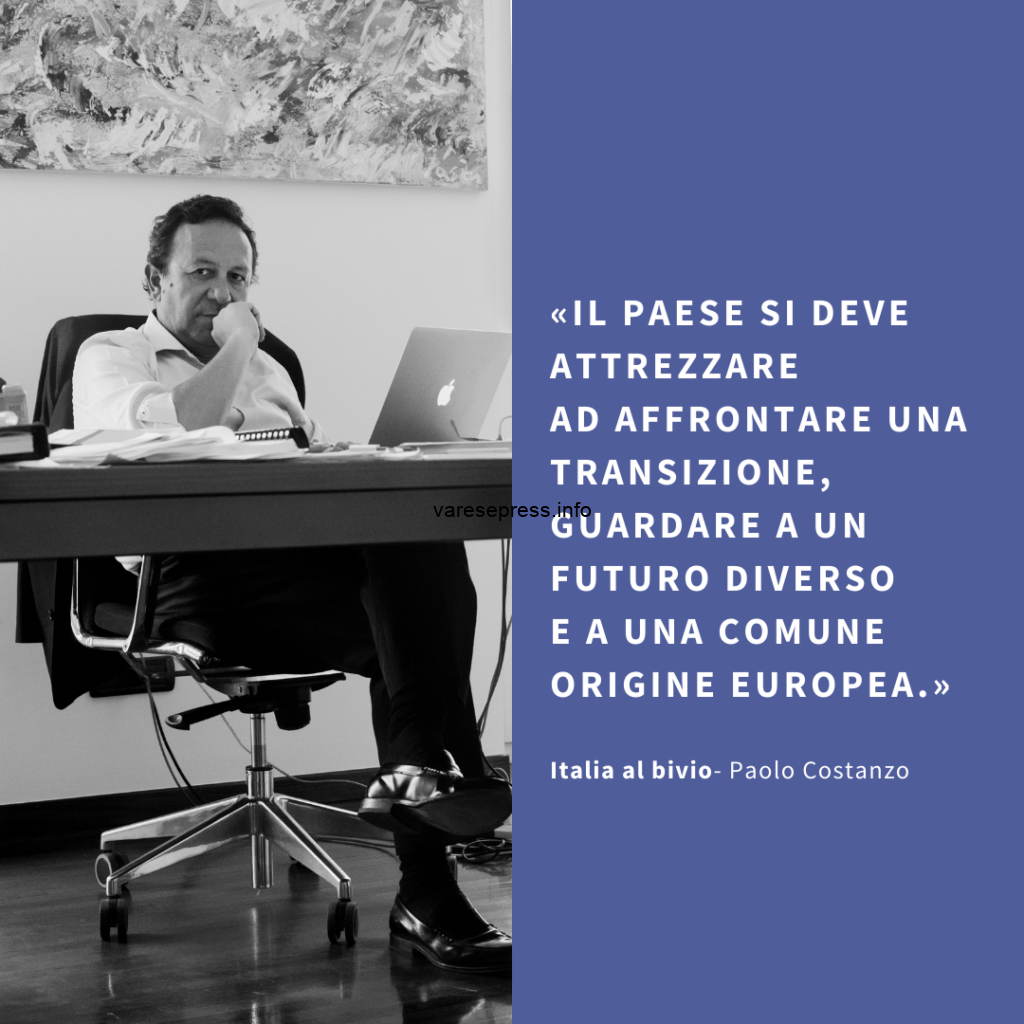 Libri, Paolo Costanzo: Italia al bivio. Benessere diffuso o declino?