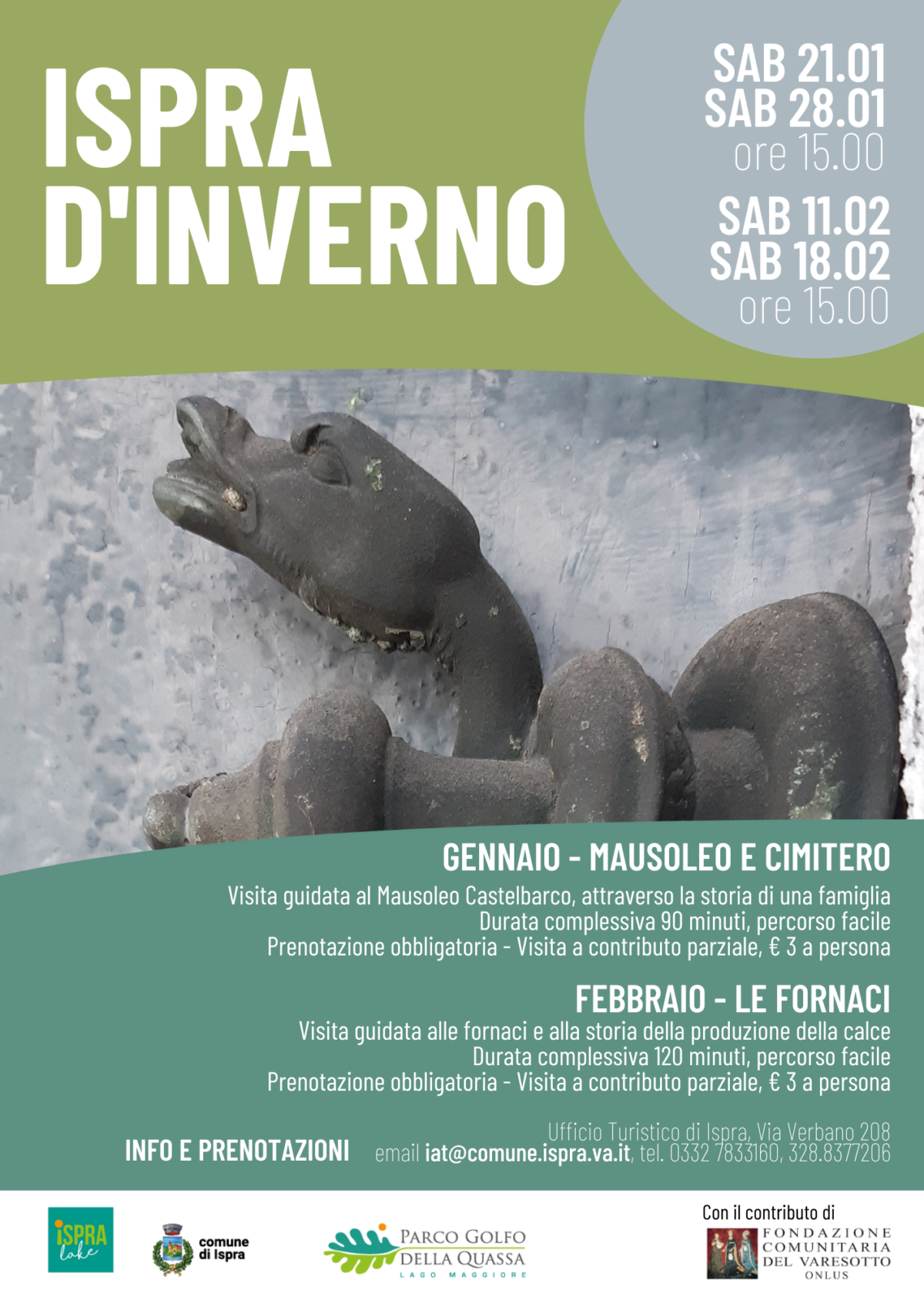 A Ispra visite guidate al Mausoleo Castelbarco e alle fornaci