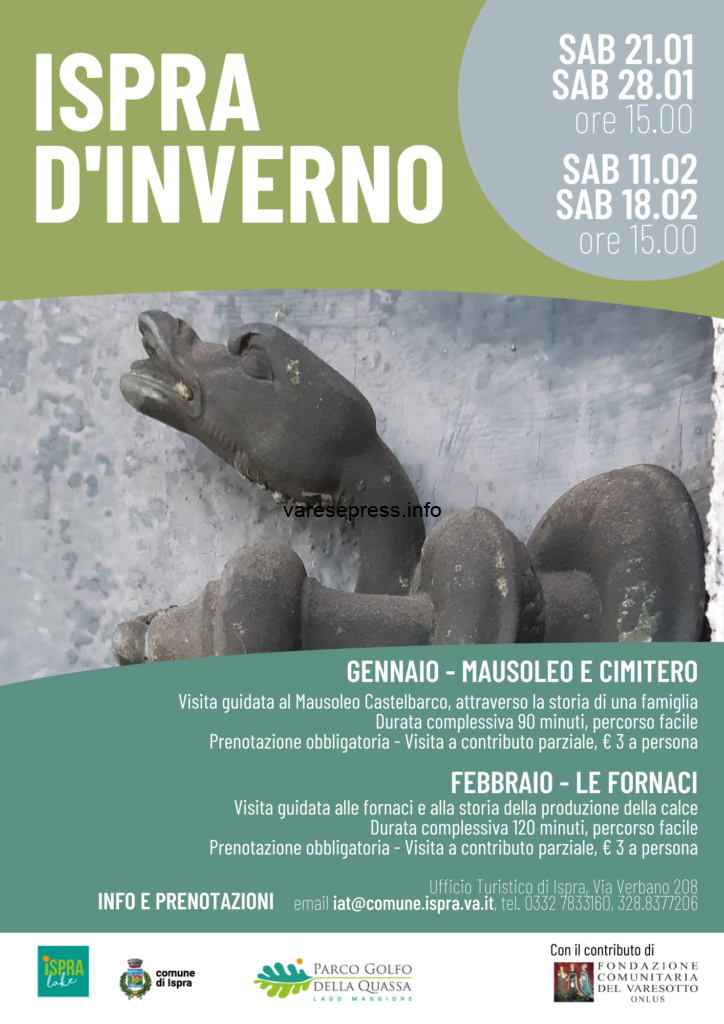 A Ispra visite guidate al Mausoleo Castelbarco e alle fornaci A Ispra visite guidate al Mausoleo Castelbarco e alle fornaci