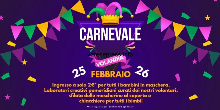 Festeggia il Carnevale a Volandia il 25 e 26 febbraio