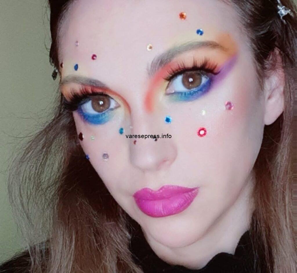 Make up per il carnevale, dedicato ai coriandoli
