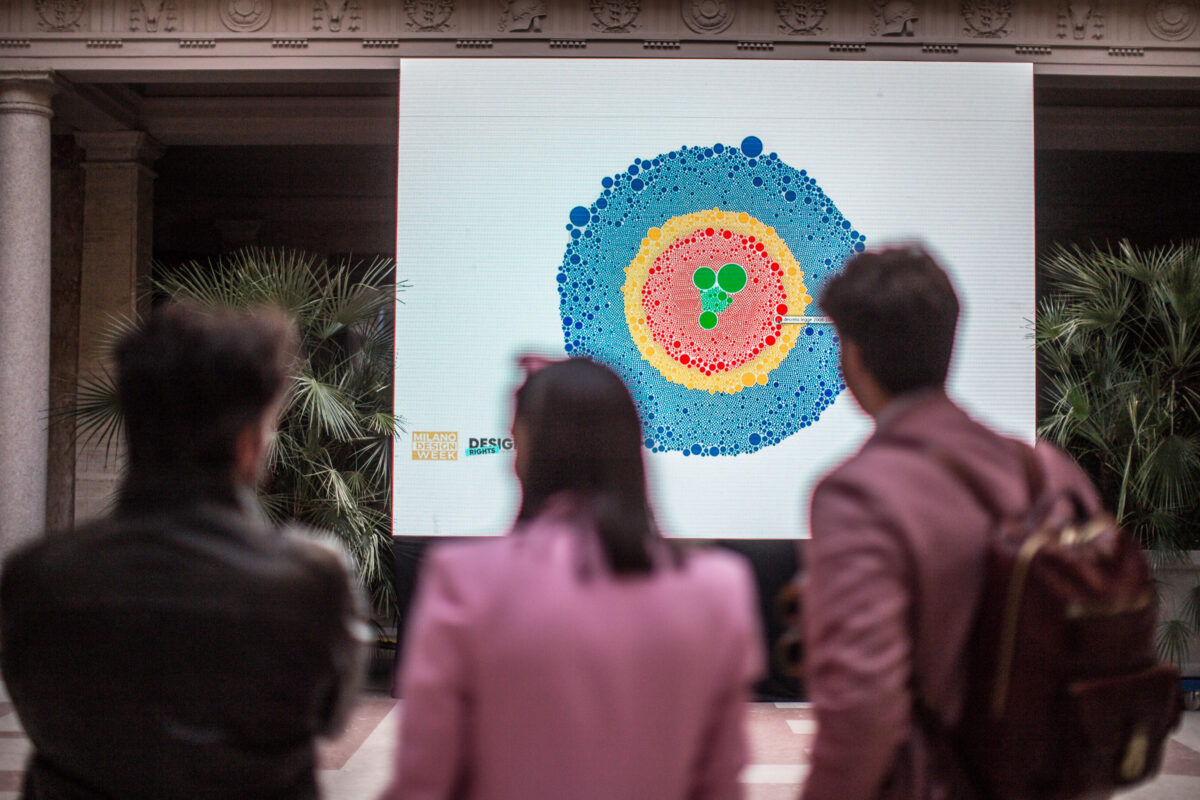 Milano, inaugurata installazione "NUBE" per la Design Rights