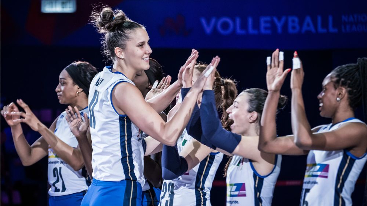 Nations League 2023 Italia del volley femminile ai quarti di finale