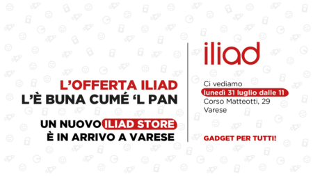 iliad apre a Varese il 40esimo Store in Italia