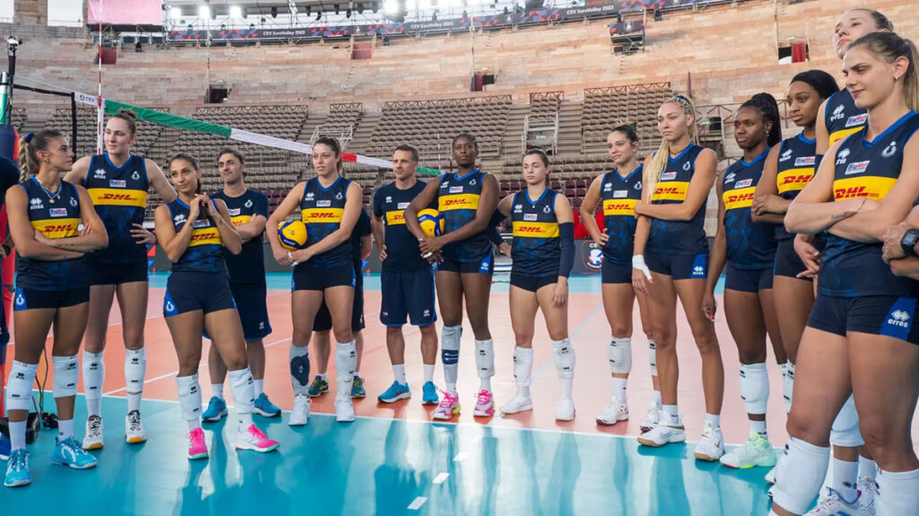 Buona la prima delle azzurre agli europei di pallavolo