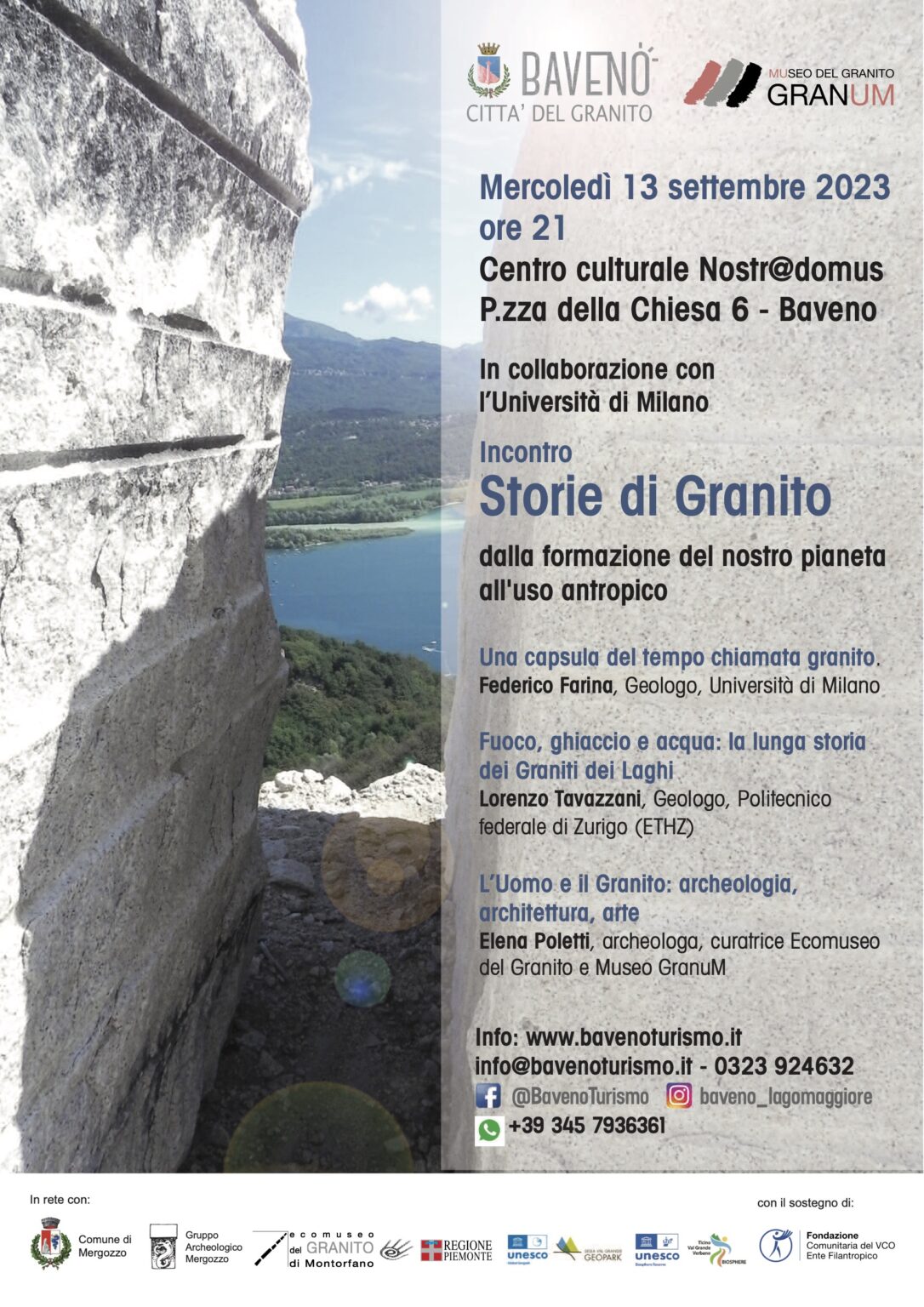 A Baveno la conferenza "Incontro Storie di Granito"