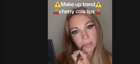 Make up cherry cola lips, il trend del momento