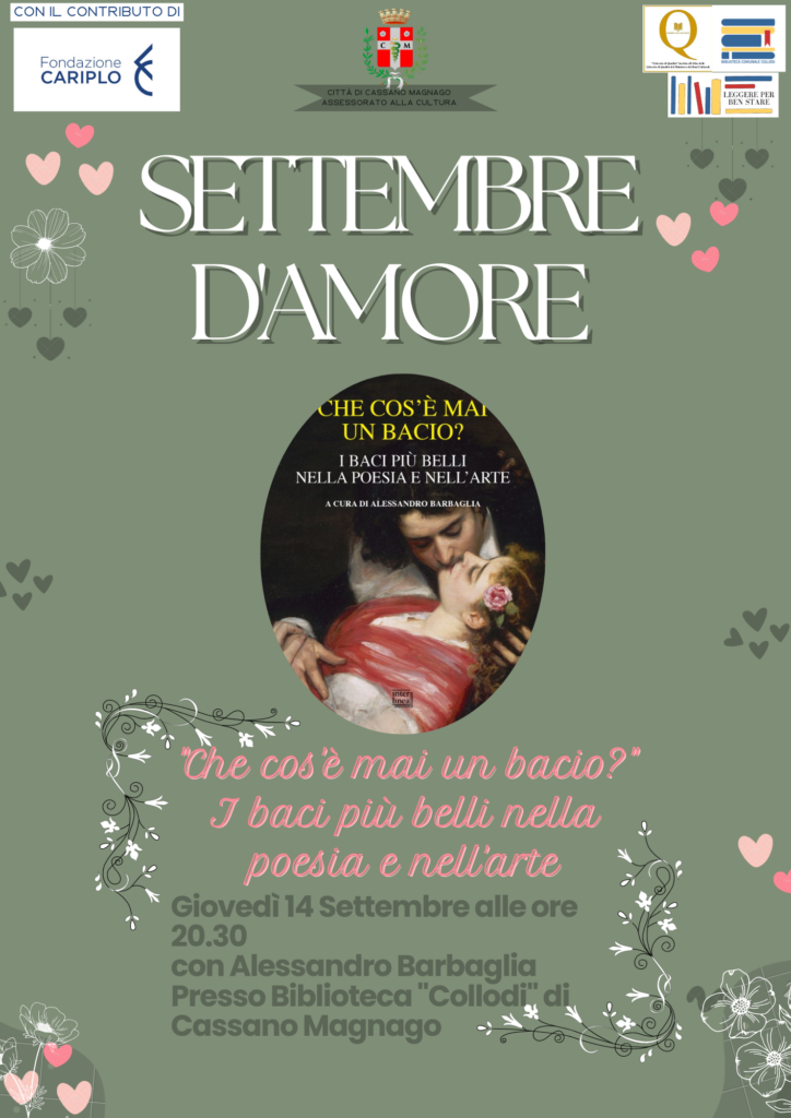 Che cos’è mai un bacio, reading a Cassano Magnago Che cos'è mai un bacio, reading a Cassano Magnago