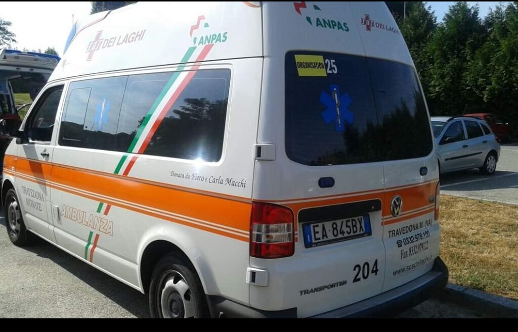 Cunardo: incidente stradale
