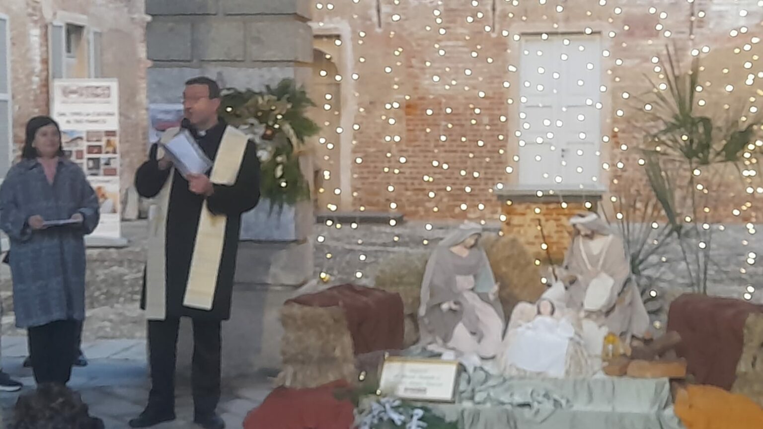 A Fagnano Olona inaugurato il presepe al Castello