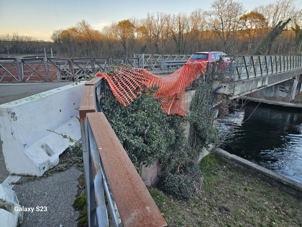 Maddalena (Somma) ponte pericoloso Maddalena (Somma) ponte pericoloso