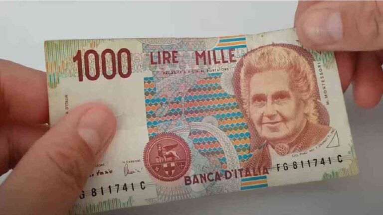 1000 lire maria montessori