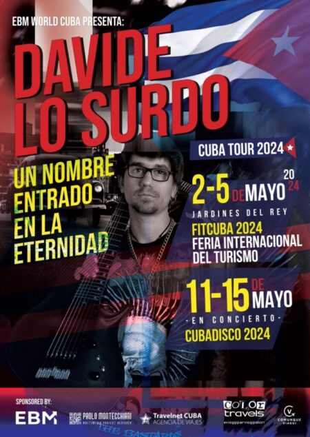 Davide Lo Surdo suonerà a Cuba