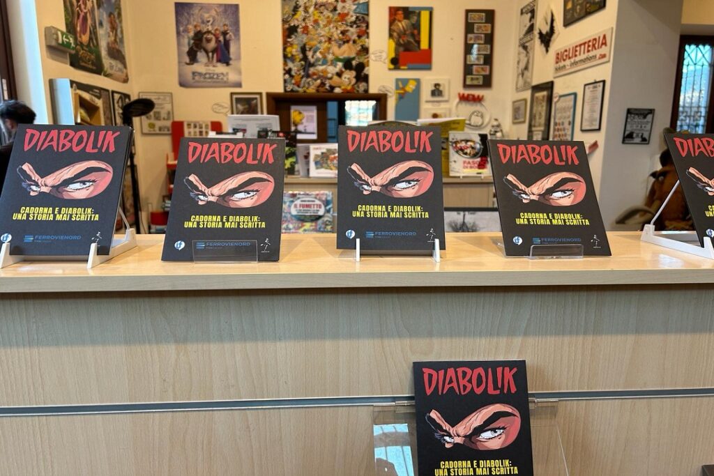 Diabolik celebrato alla stazione Cadorna di Milano