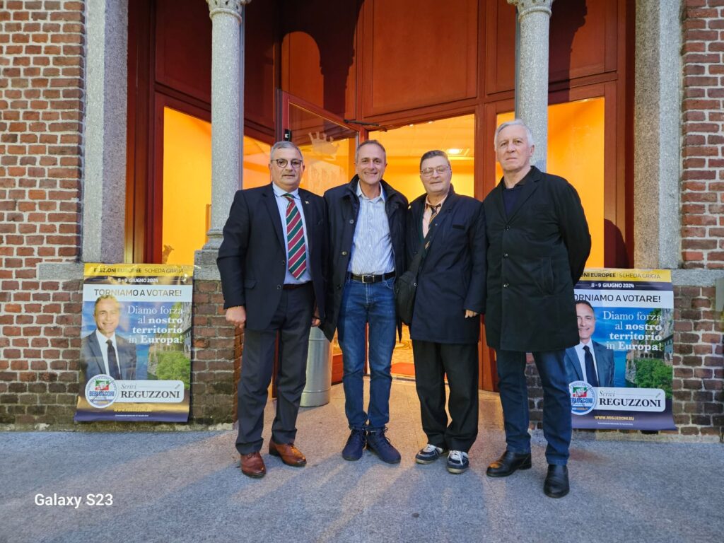 Marco Reguzzoni, candidato alle Europee, a Somma Marco Reguzzoni, candidato alle Europee, a Somma