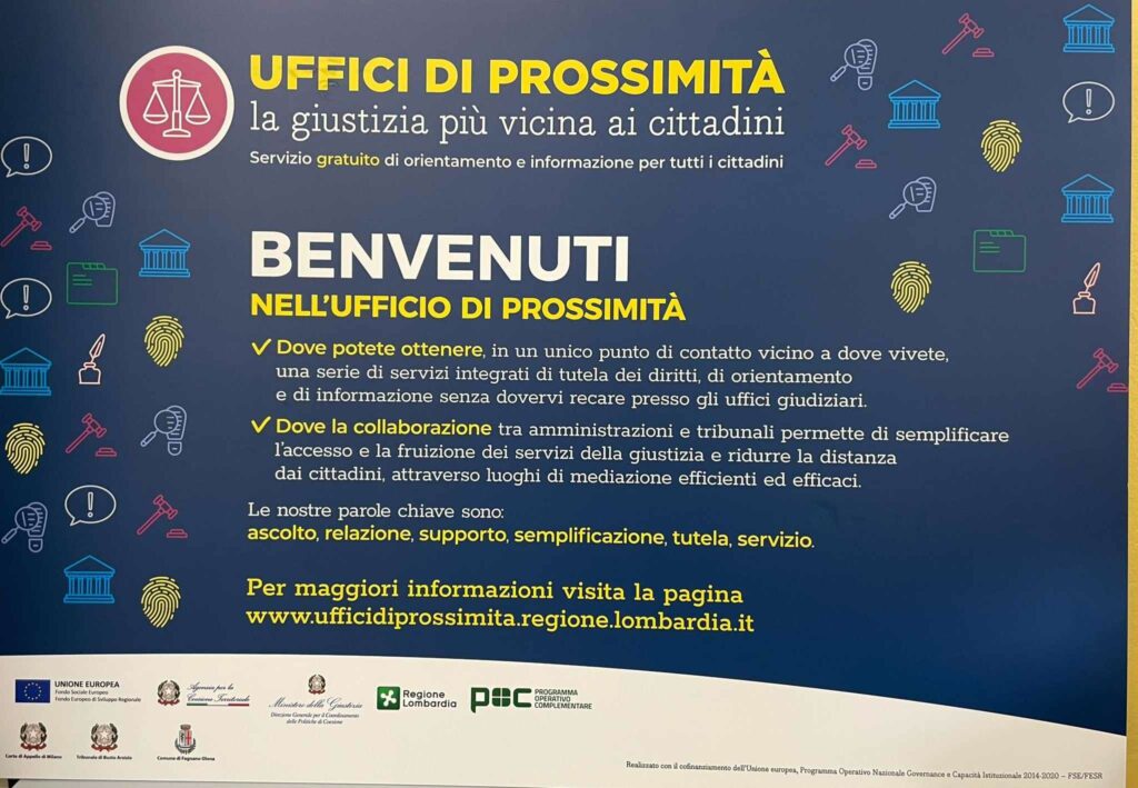 Fagnano Olona, apre lo “Sportello giudiziaro”