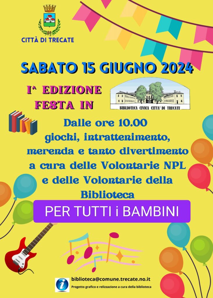 Trecate, evento per i bimbi