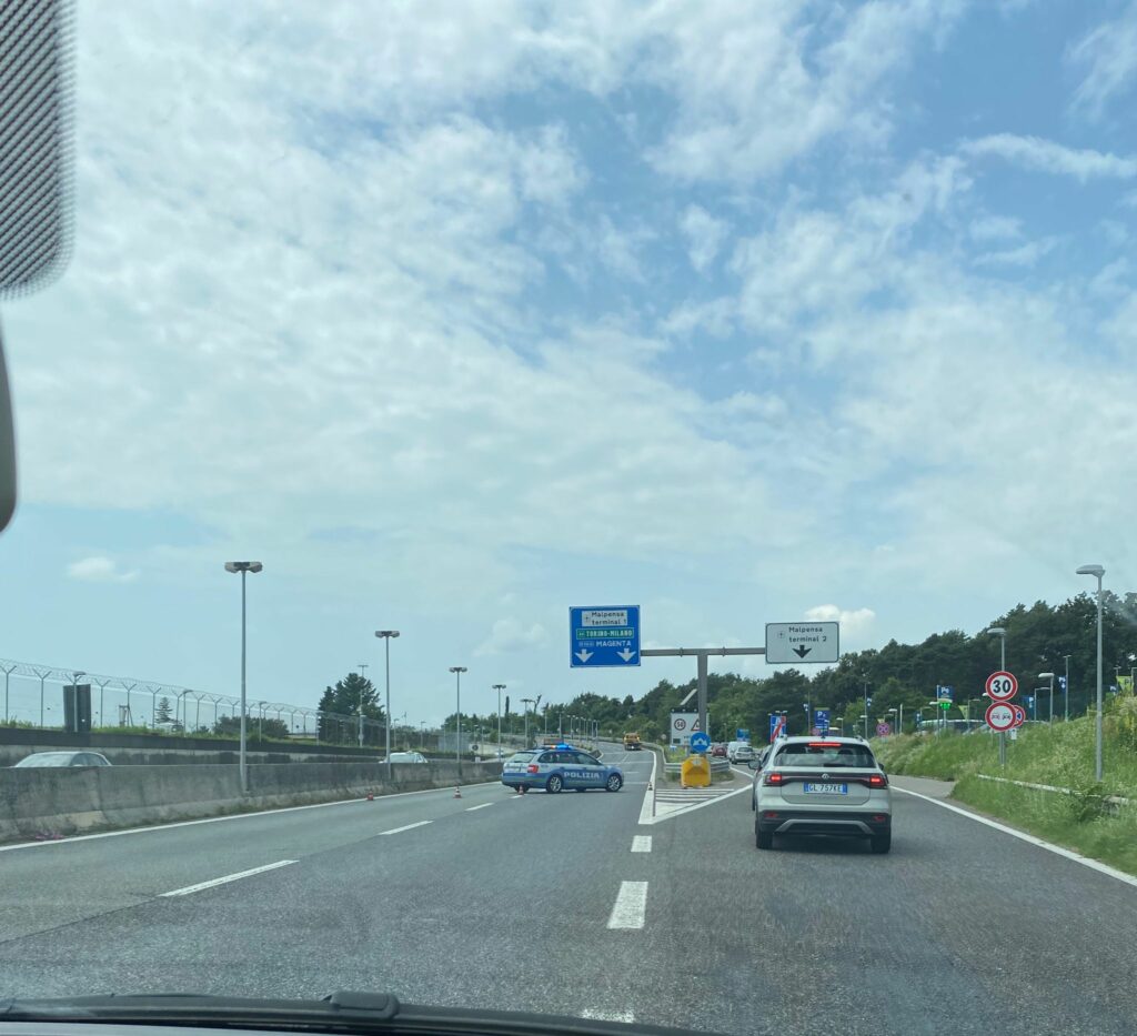 Malpensa, incidente, 2 feriti