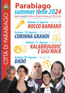 Parabiago Summer Time 2024, i sabato dedicati al cabaret