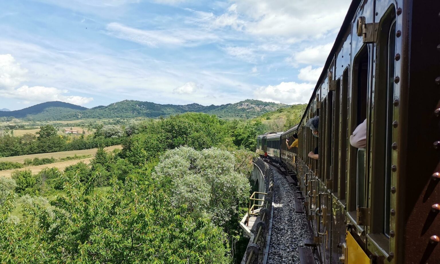 Viaggio nella storia, Treno Arlecchino il 14 luglio