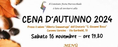 Oratorio Cena d'Autunno