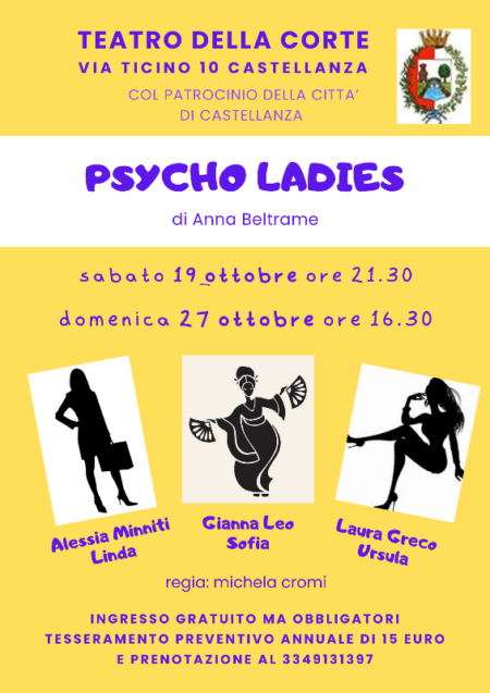 Psycho ladies al Teatro della Corte di Castellanza