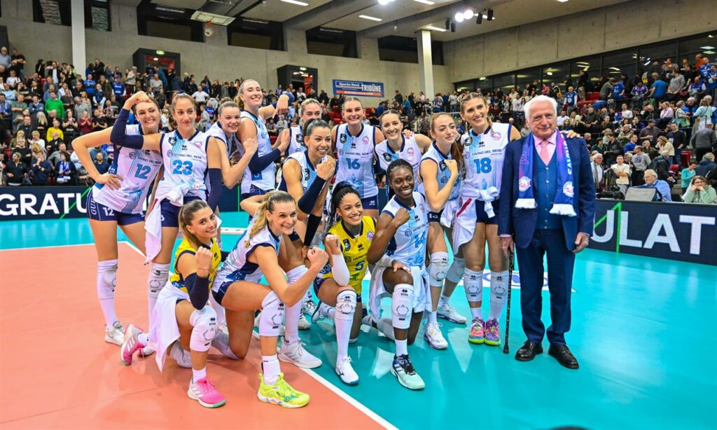 5 su 5 i 3 a 0 della pallavolo femminile nelle coppe europee