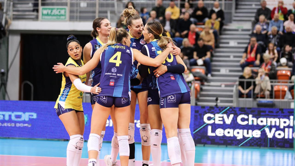 Nelle coppe europee perde solo la NUMIA Vero Volley