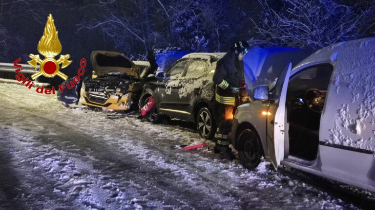 Nevicata sul Varesotto